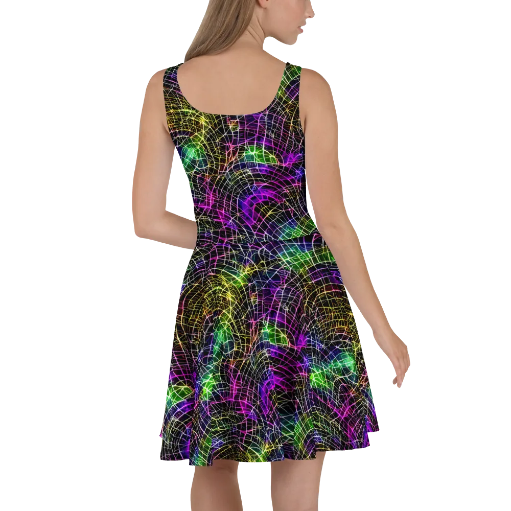 Cybercell on Skater Dress — Back
