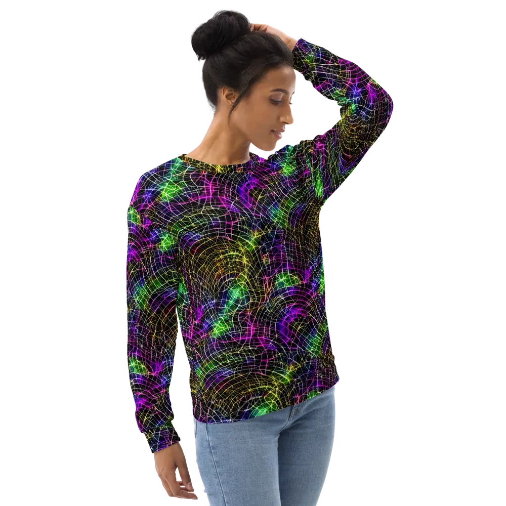 Cybercell on Sweatshirt — Right Front