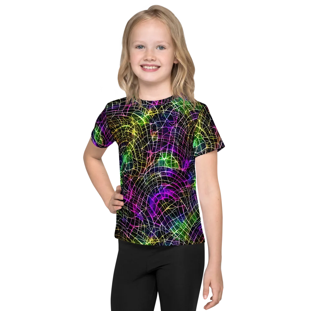 Cybercell on Kids Crew Neck T-Shirt — Front