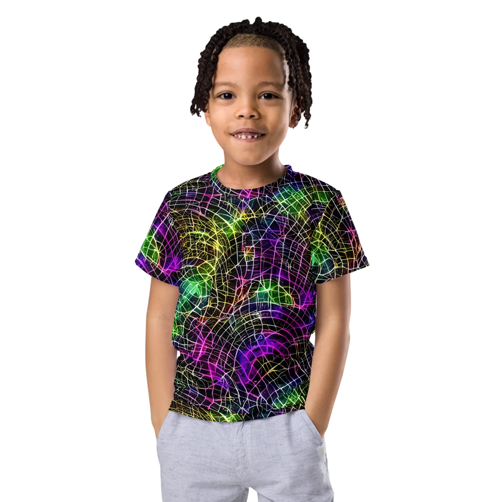 Cybercell on Kids Crew Neck T-Shirt — Front