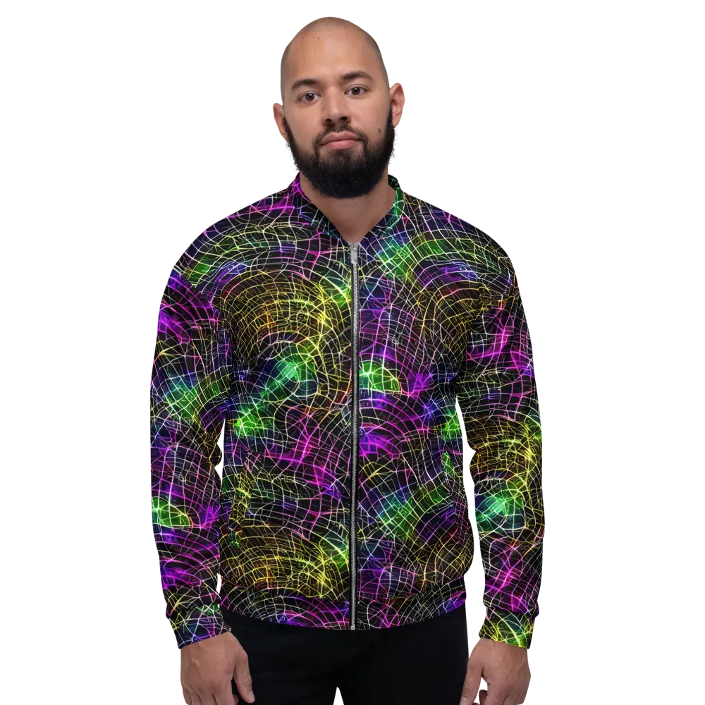 Cybercell on Bomber Jacket — Front