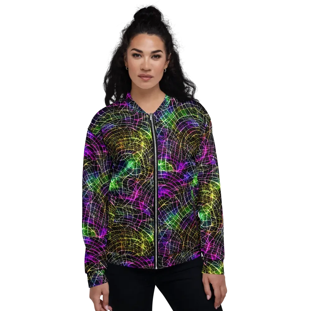 Cybercell on Bomber Jacket — Front
