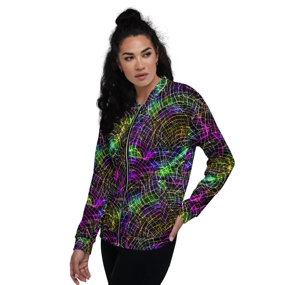Cybercell on Bomber Jacket — Left