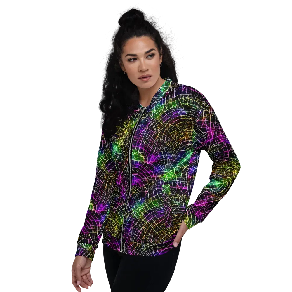 Cybercell on Bomber Jacket — Left