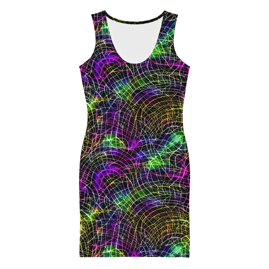 Cybercell on Bodycon Dress — Front