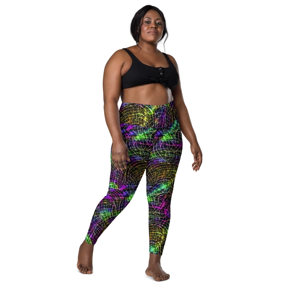 Cybercell on Leggings with Pockets — Front