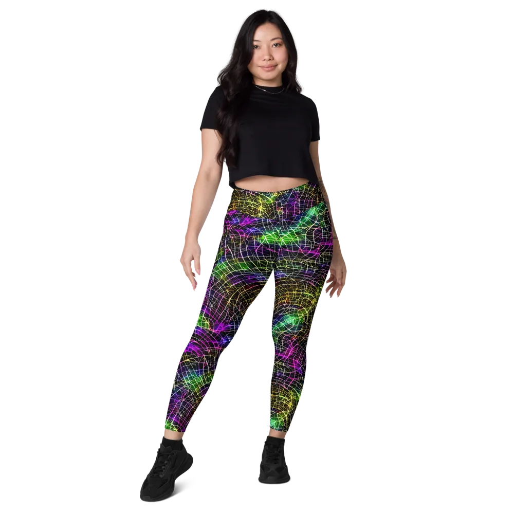 Cybercell on Leggings with Pockets — Front