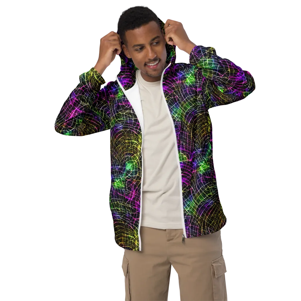 Cybercell on Men's Windbreaker — Front