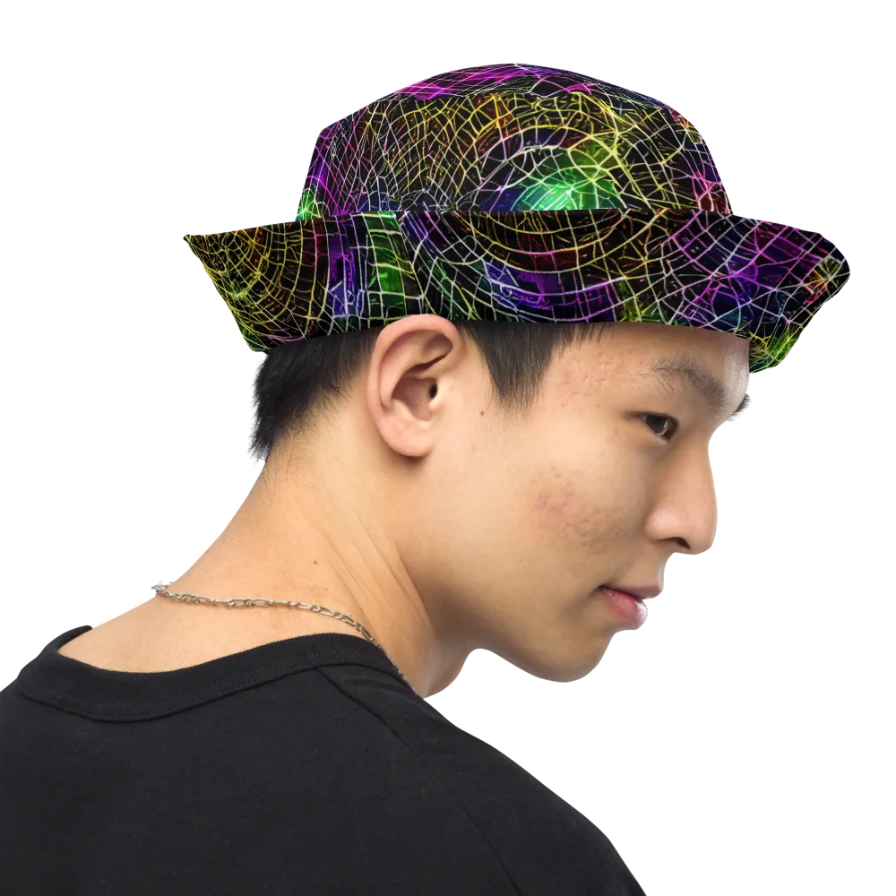 Cybercell on Reversible Bucket Hat — Right Outside