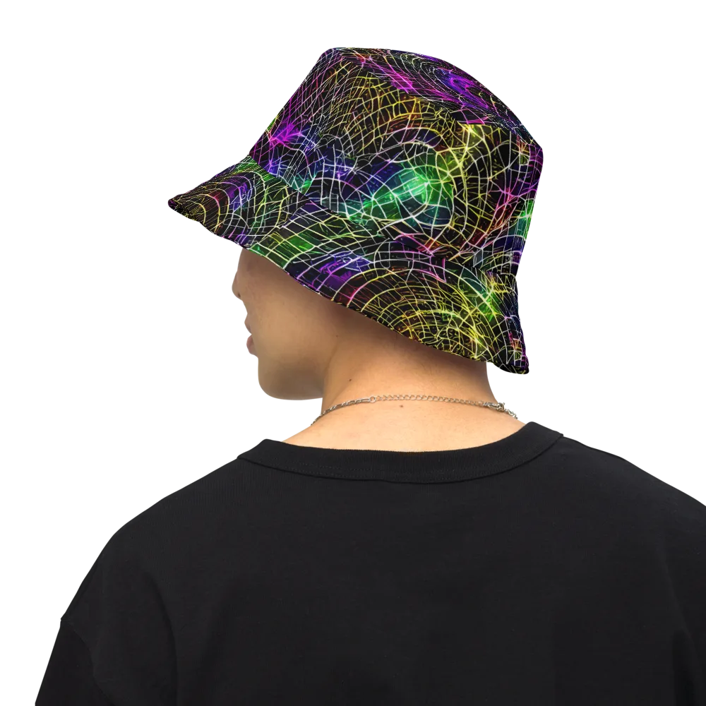 Cybercell on Reversible Bucket Hat — Back Inside