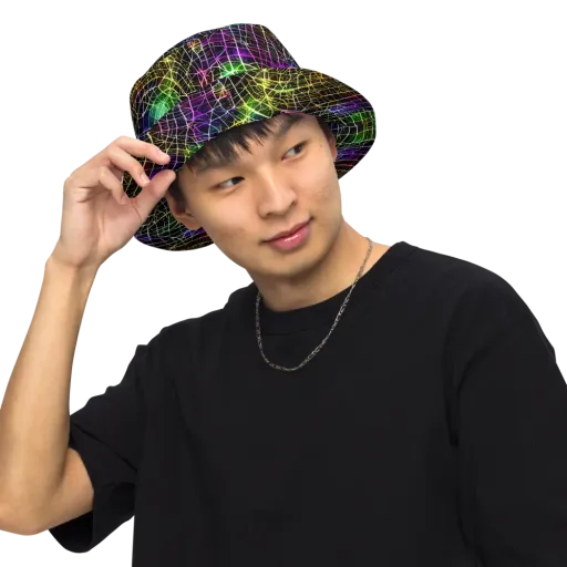 Cybercell on a Reversible Bucket Hat