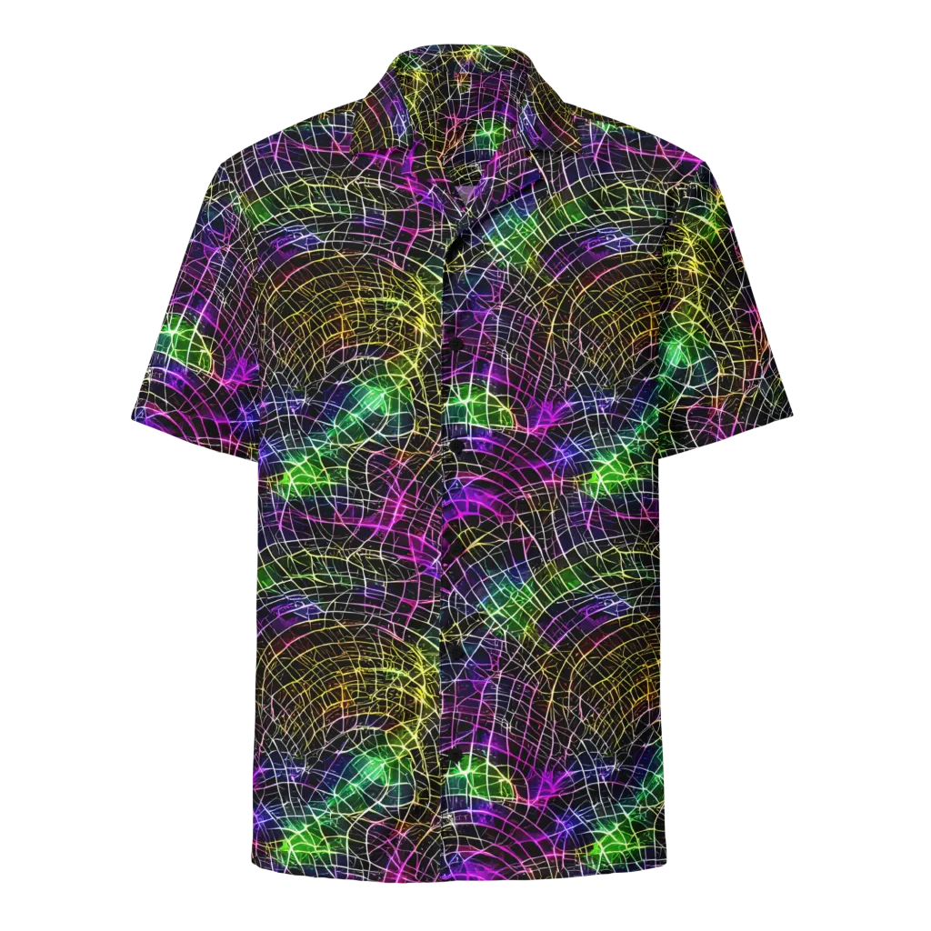 Cybercell on Button Shirt — Front