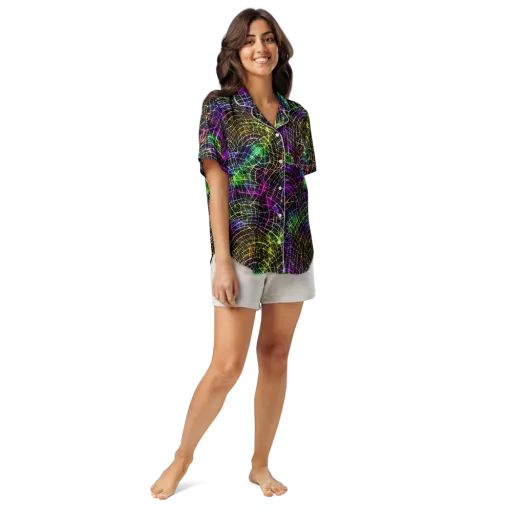 Cybercell on a Women's Short Sleeve Pajama Top