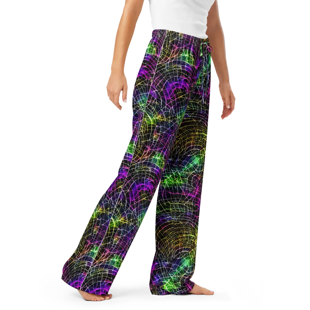 Cybercell on Women's Pajama Pants — Right Front