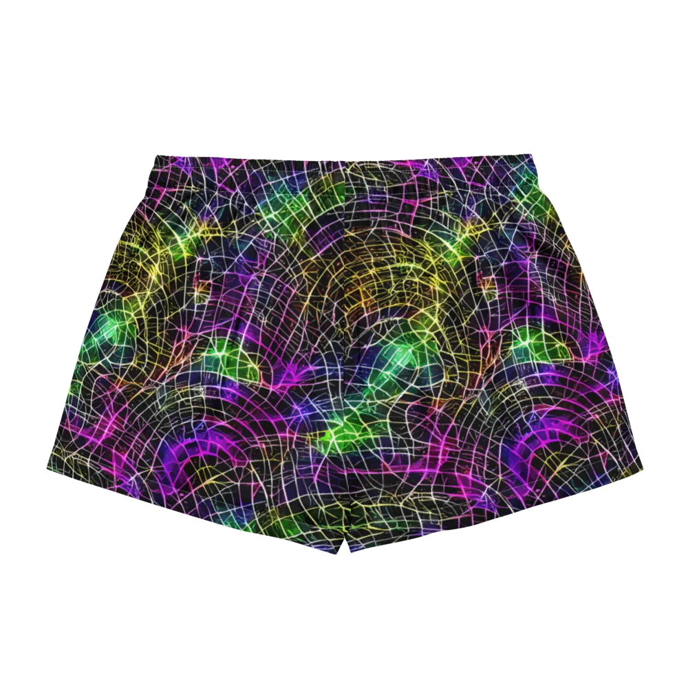 Cybercell on Women's Pajama Shorts — Back