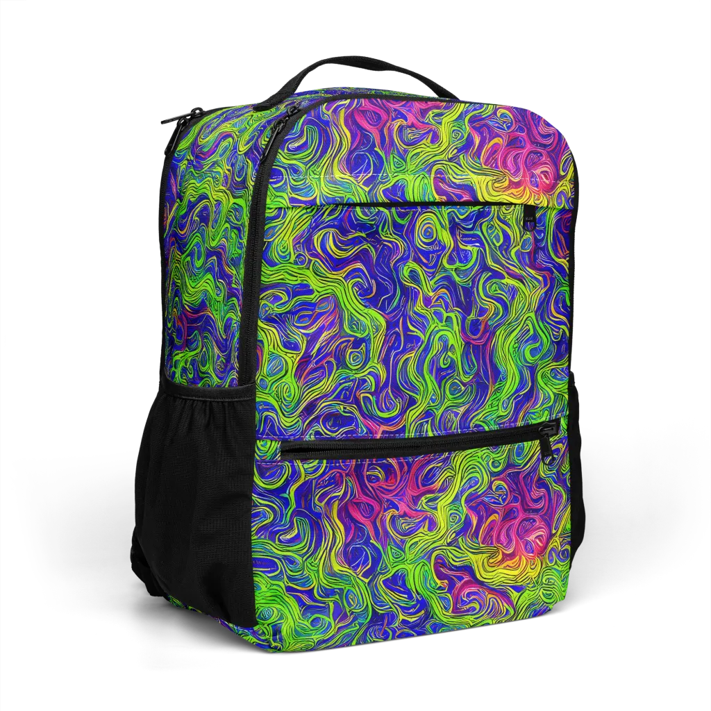 Cosmic Contour on Utility Backpack — Right Front