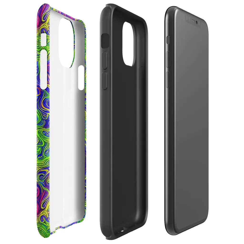 Cosmic Contour on Tough Case for iPhone® — Right