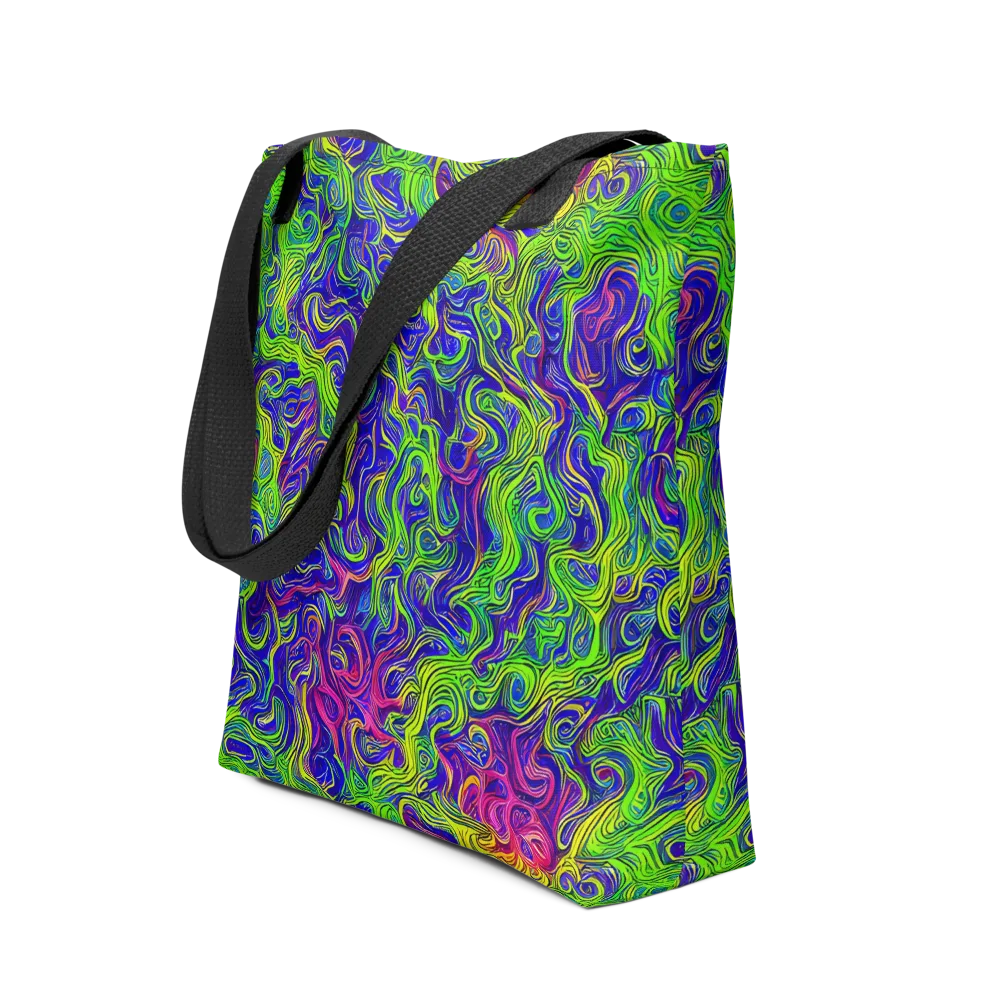Cosmic Contour on Tote Bag — Front