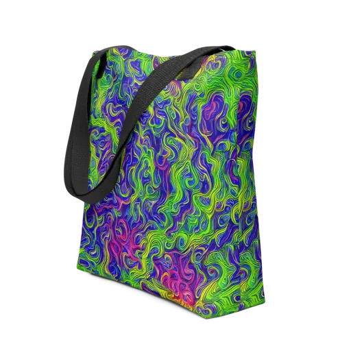 Cosmic Contour on a Tote Bag