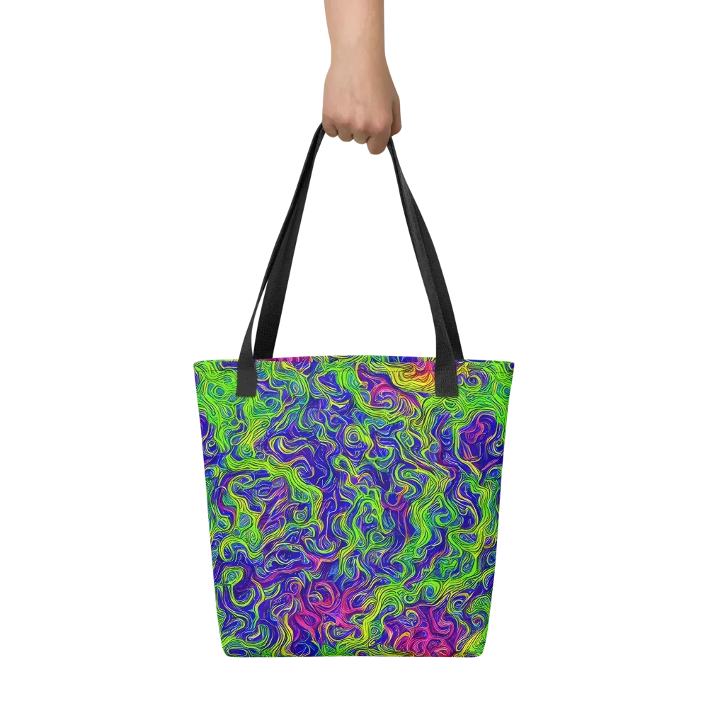 Cosmic Contour on Tote Bag — Front