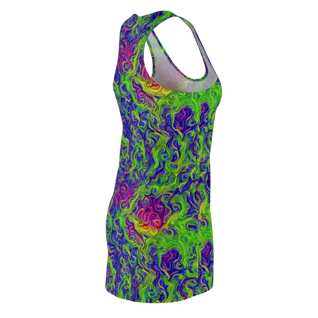 Cosmic Contour on Racerback Dress — Back Side