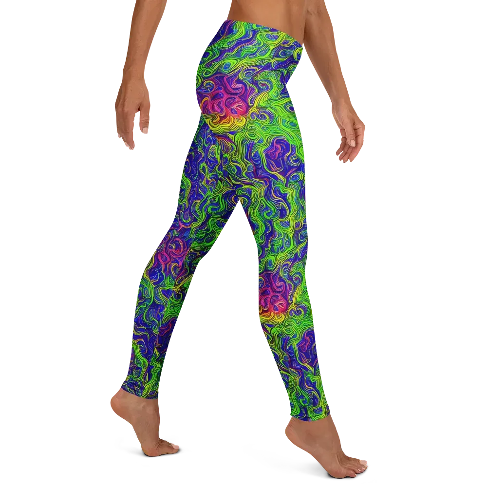 Cosmic Contour on Leggings — Right