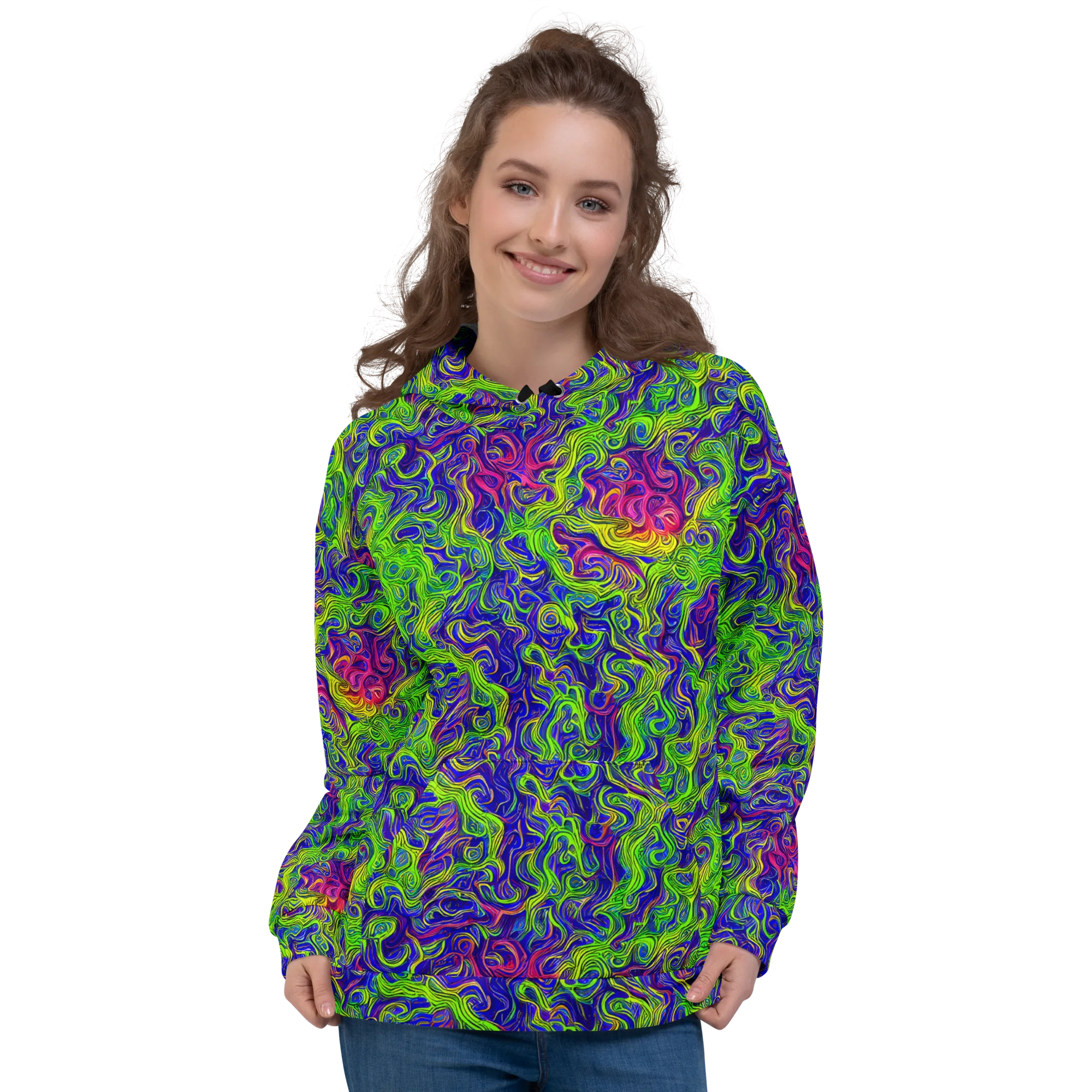 Cosmic Contour on Hoodie — Front