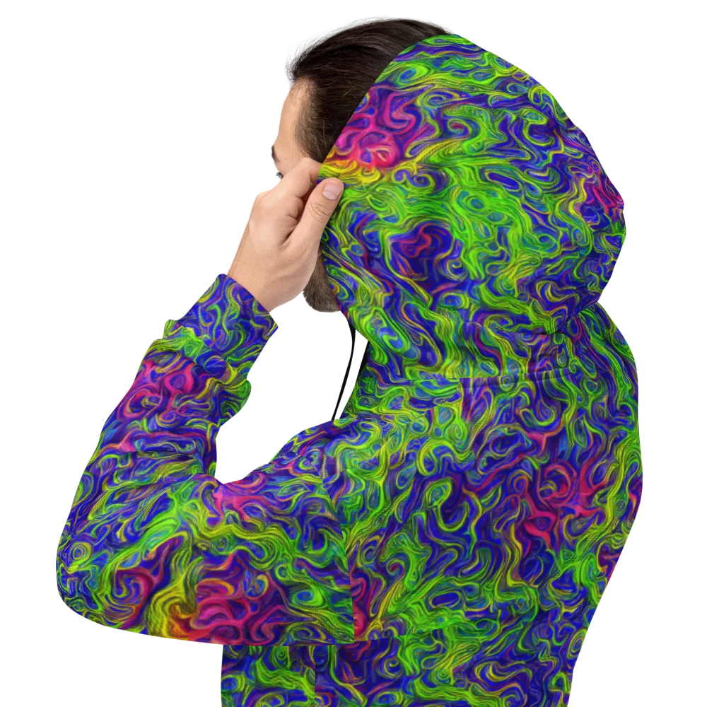 Cosmic Contour on Hoodie — Back