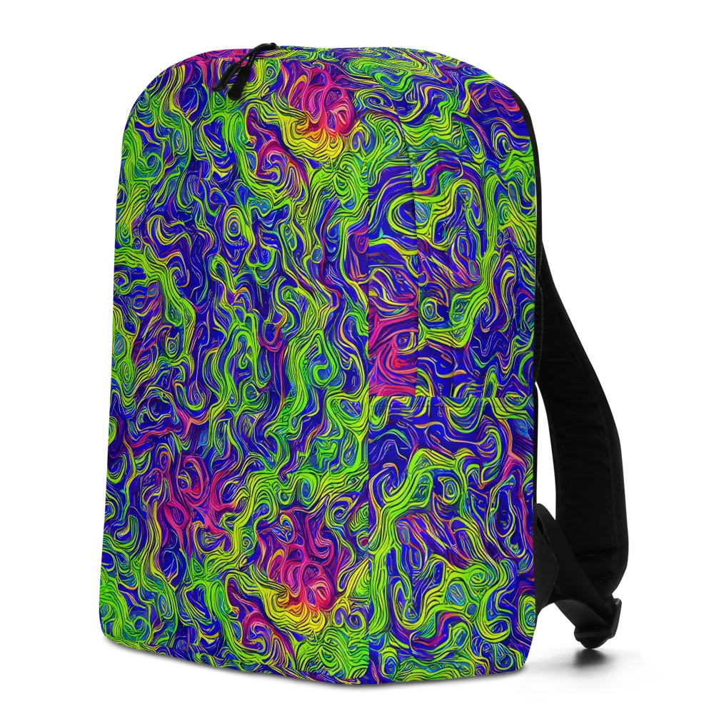 Cosmic Contour on Minimalist Backpack — Left