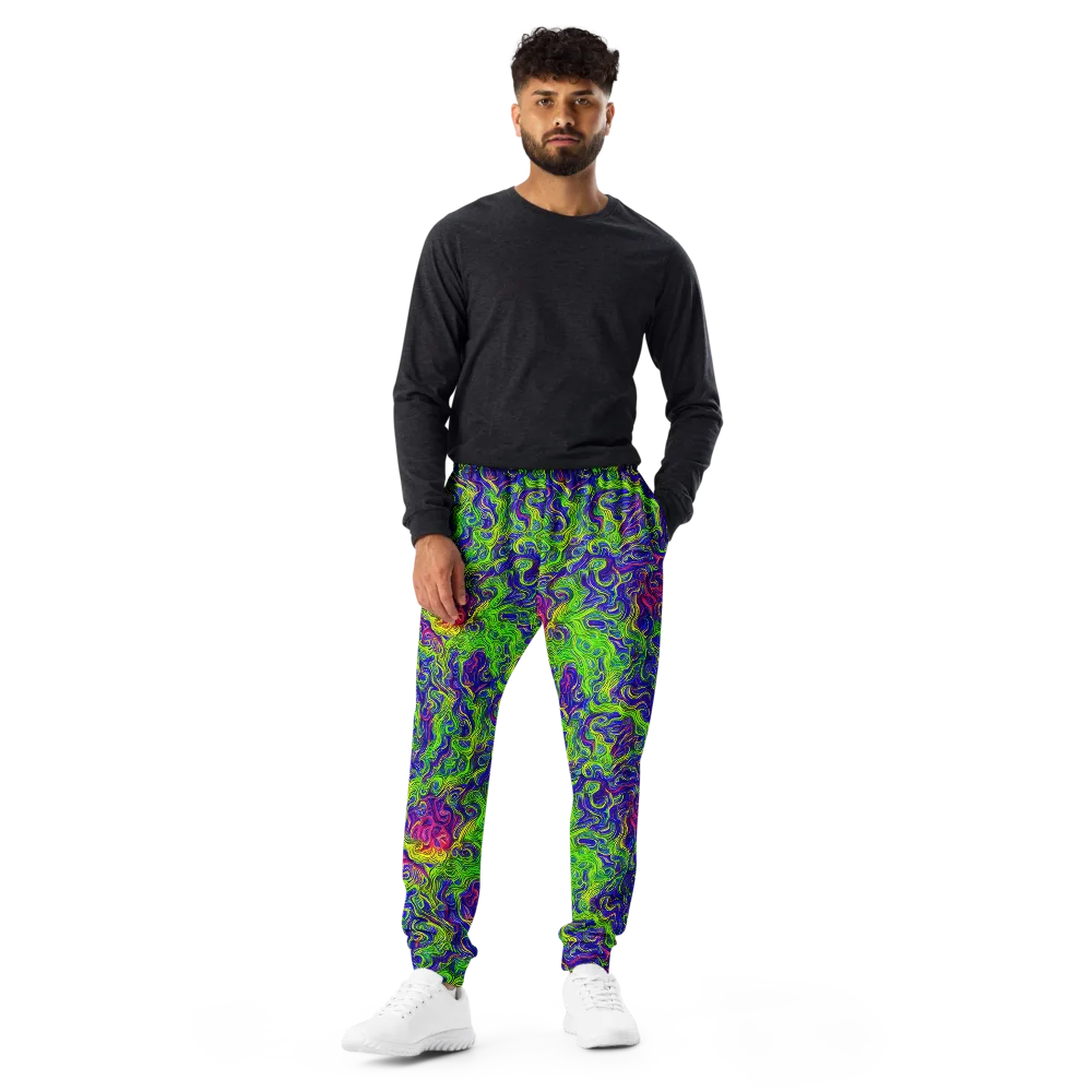 Cosmic Contour on Men's Joggers — Front