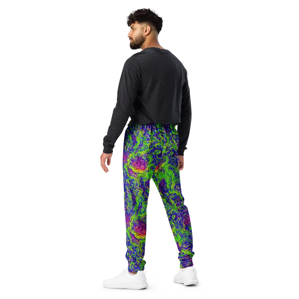 Cosmic Contour on Men's Joggers — Back