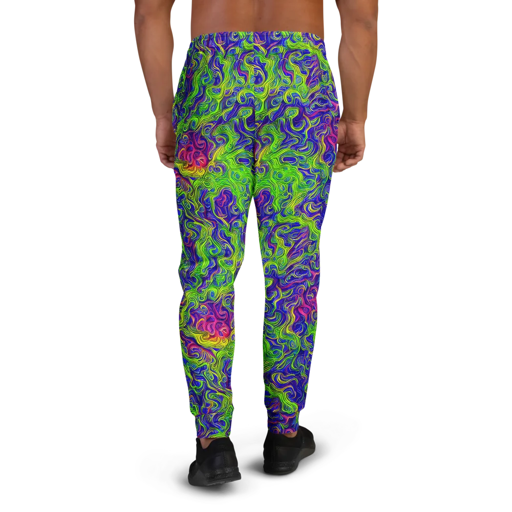 Cosmic Contour on Men's Joggers — Back