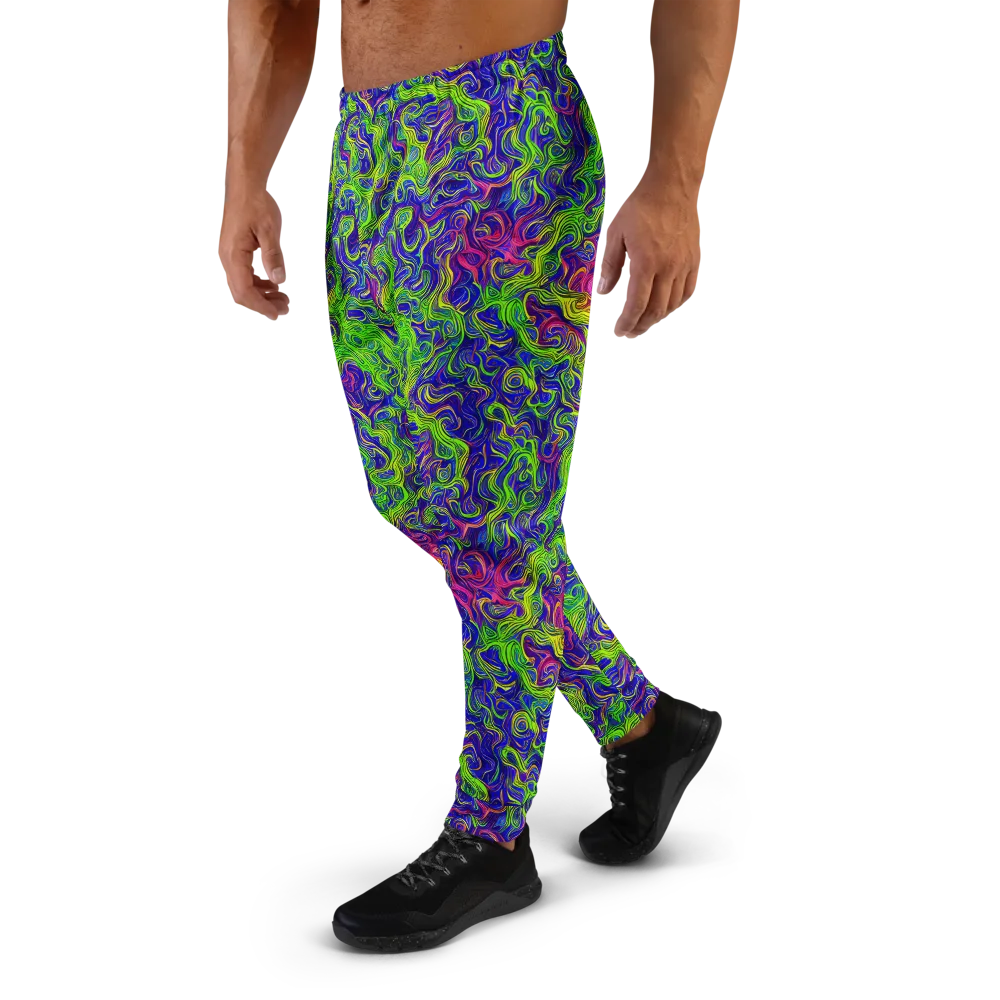 Cosmic Contour on Men's Joggers — Left
