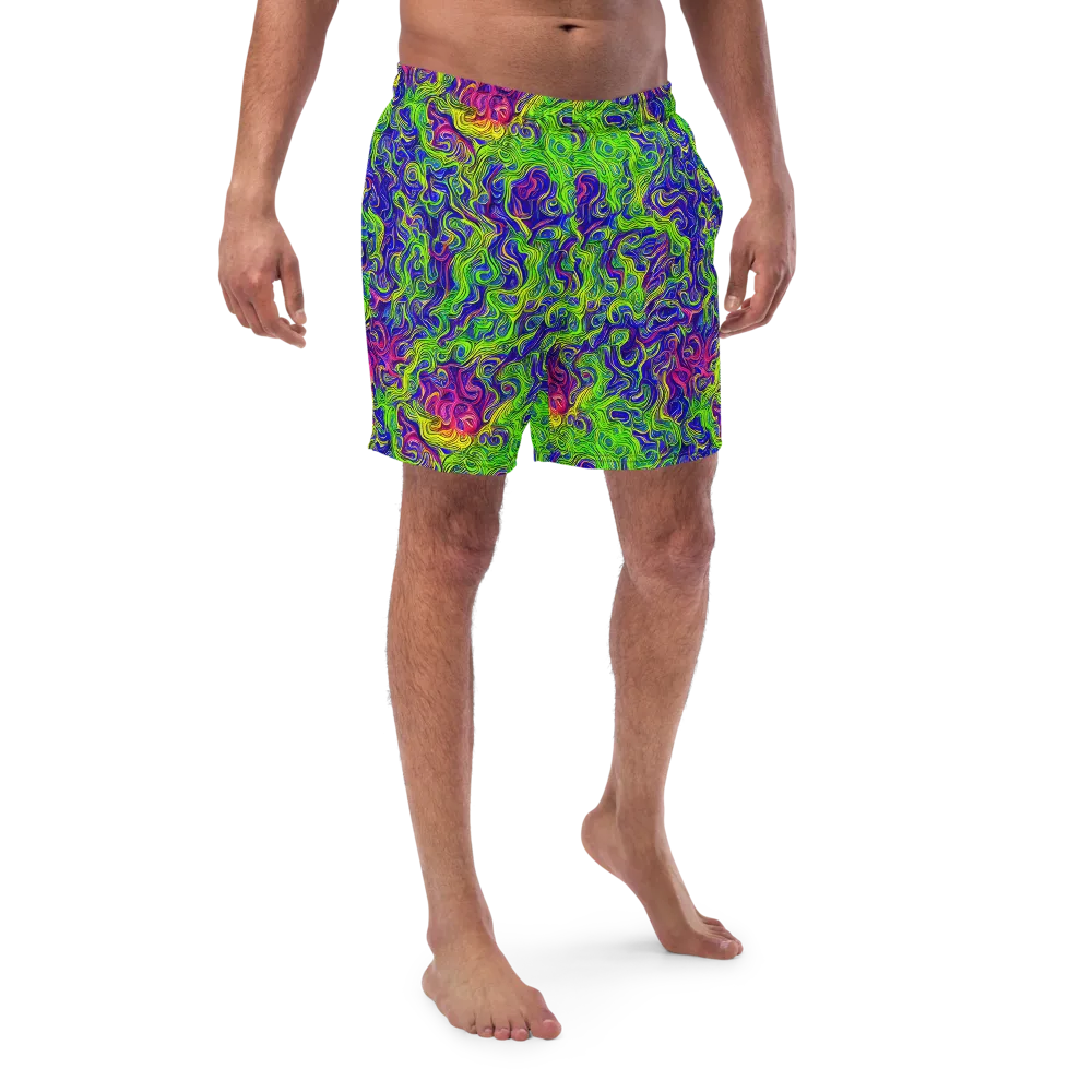 Cosmic Contour on Swim Trunks — Front