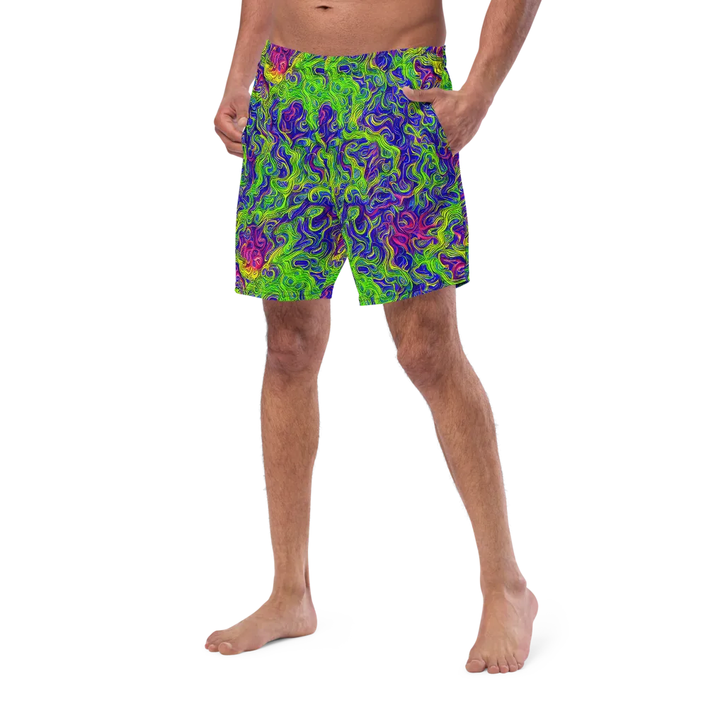 Cosmic Contour on Swim Trunks — Left Front