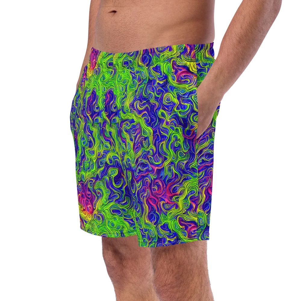 Cosmic Contour on Swim Trunks — Left Front