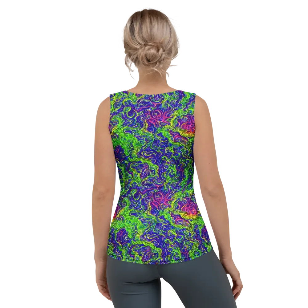 Cosmic Contour on Women's Tank Top — Back