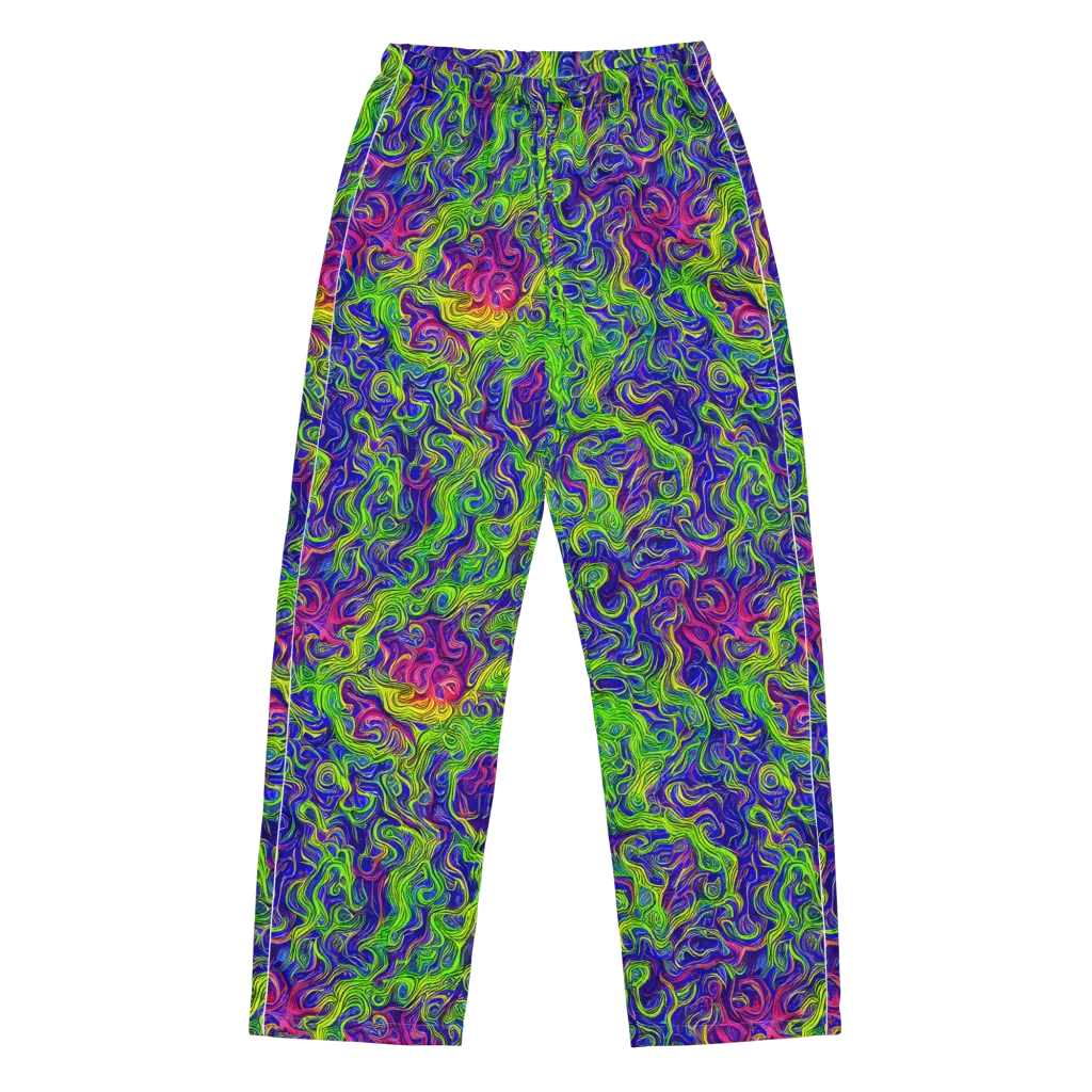 Cosmic Contour on Women's Pajama Pants — Front