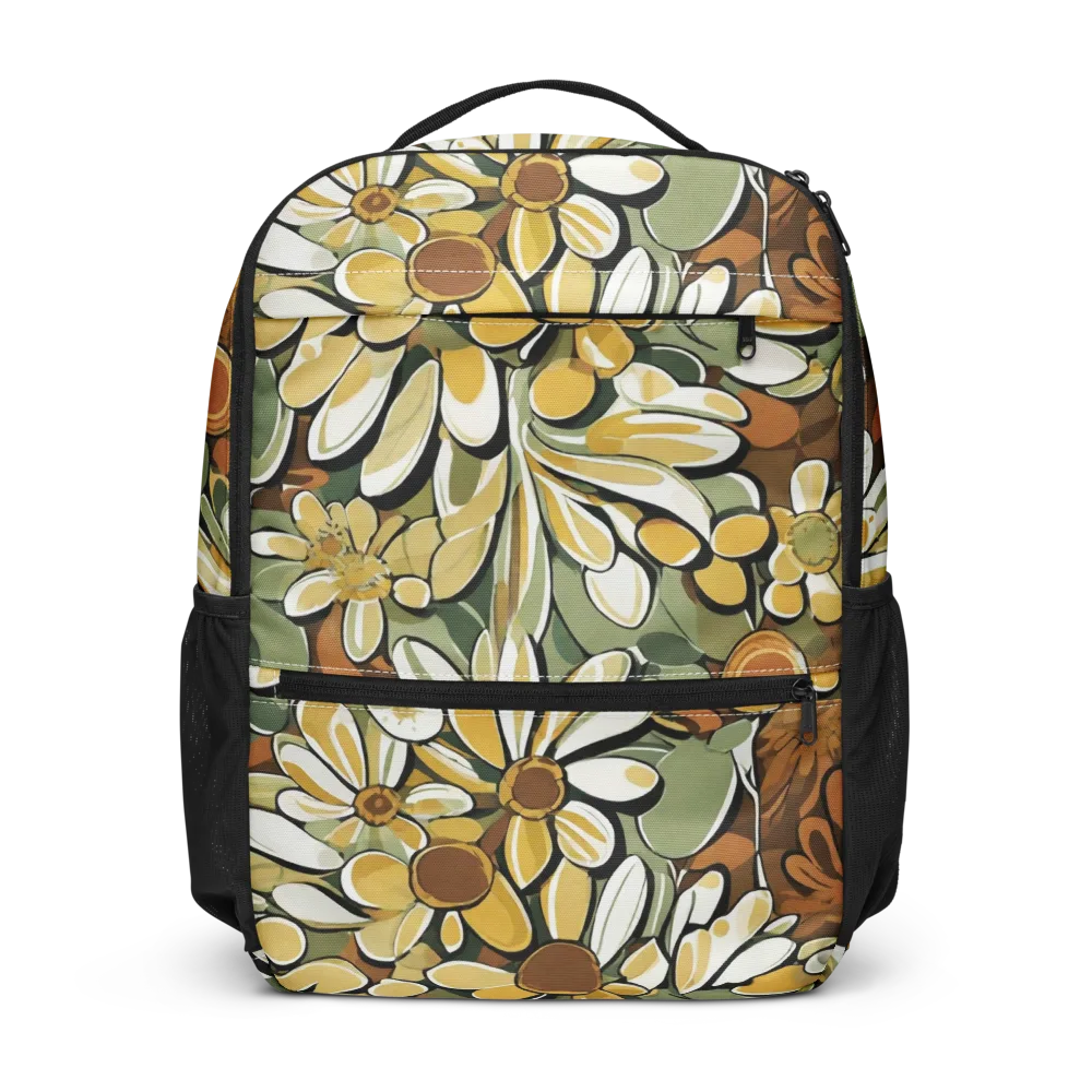 Golden Garden on Utility Backpack — Front