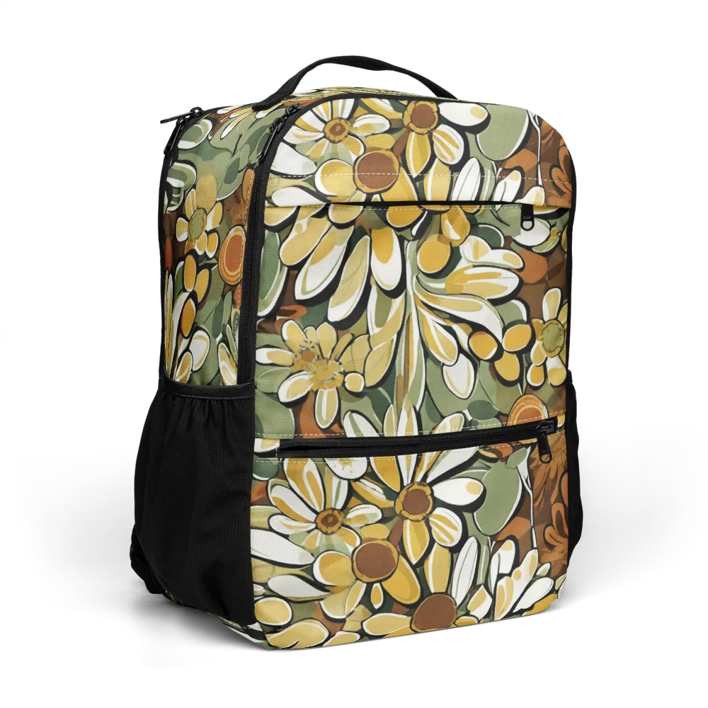 Golden Garden on Utility Backpack — Right Front
