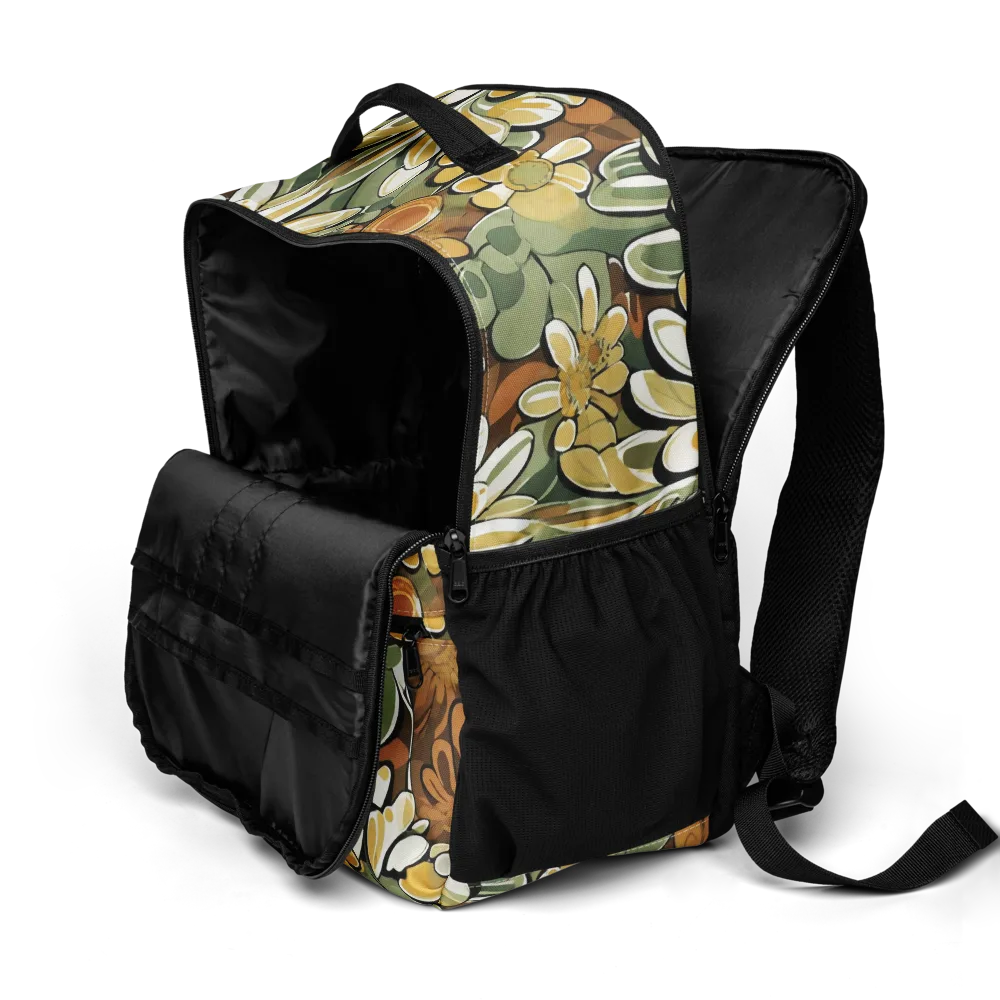 Golden Garden on Utility Backpack — Product details 2
