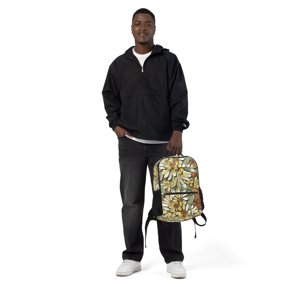 Golden Garden on Utility Backpack — Front