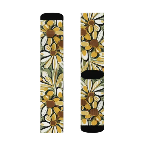 Golden Garden on a Socks