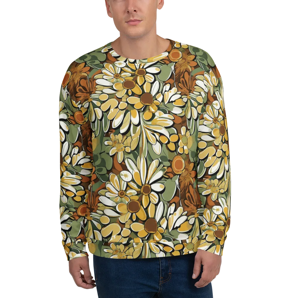 Golden Garden on Sweatshirt — Front