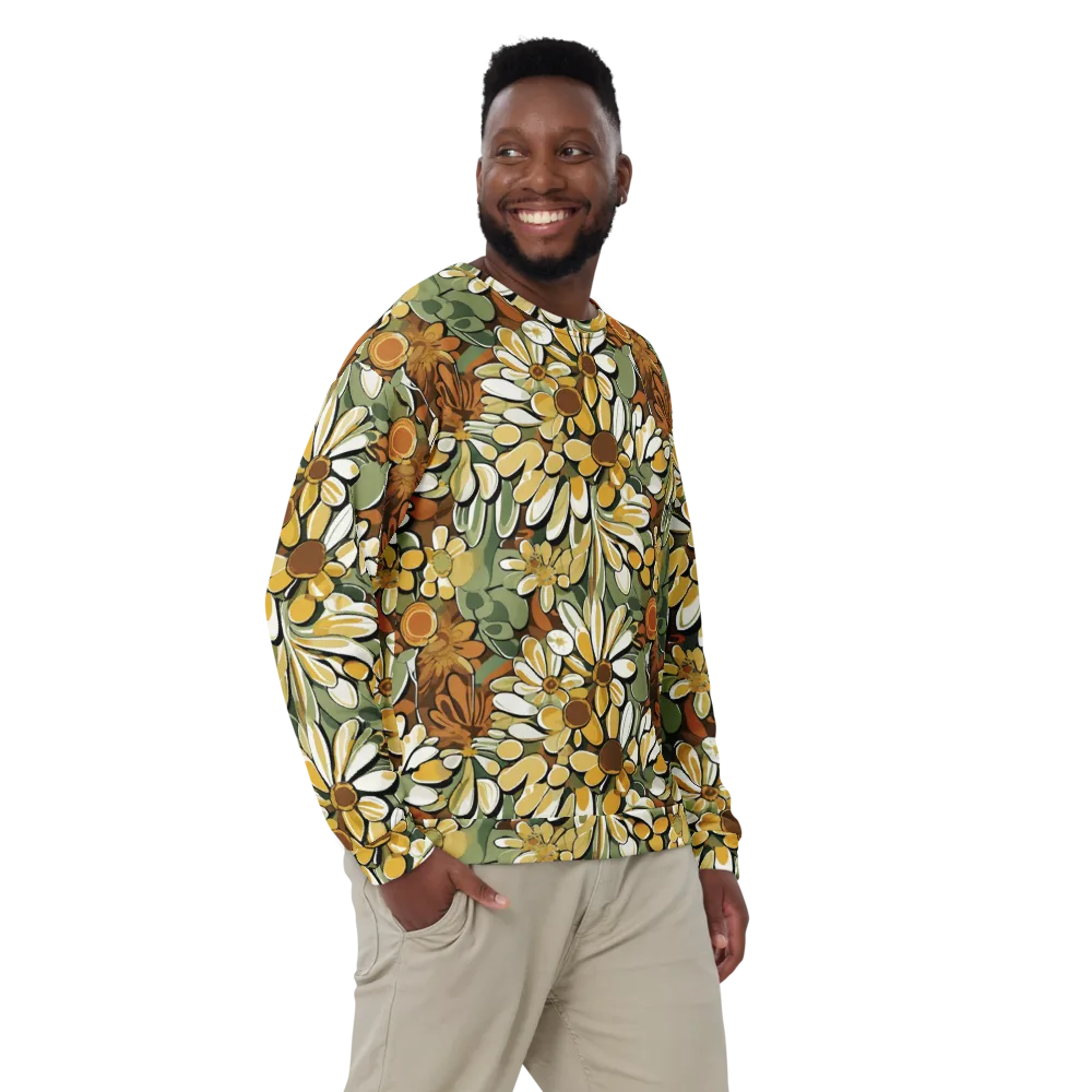 Golden Garden on Sweatshirt — Front