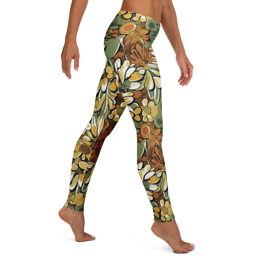 Golden Garden on Leggings — Right