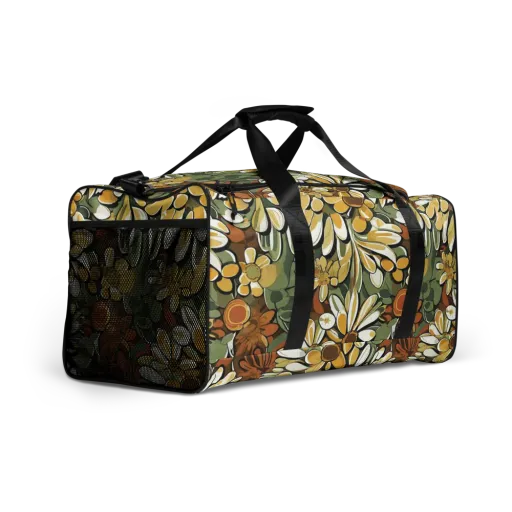 Golden Garden on a Duffle Bag