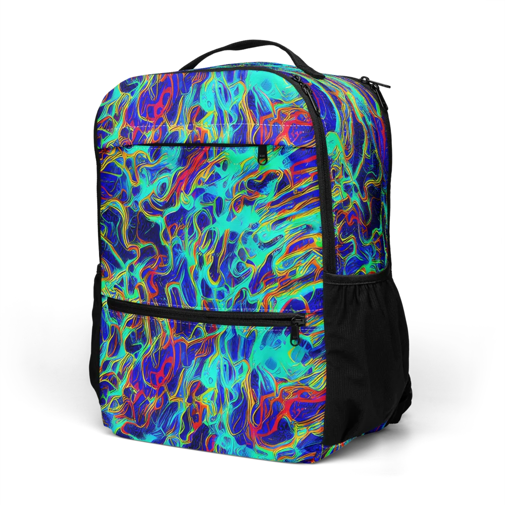 The Electric Deep on Utility Backpack — Left Front