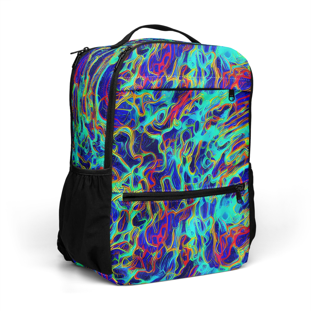 The Electric Deep on Utility Backpack — Right Front