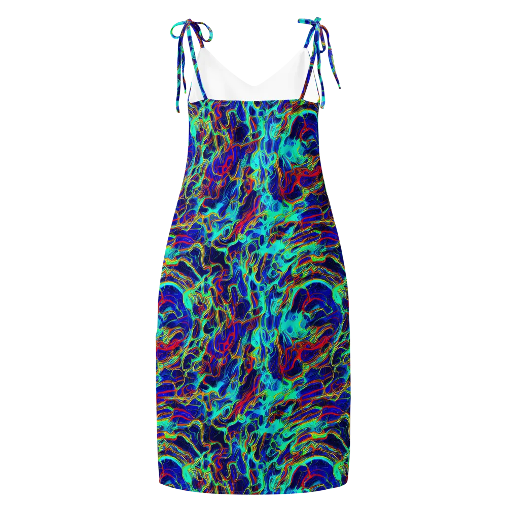 The Electric Deep on Slip Dress — Back